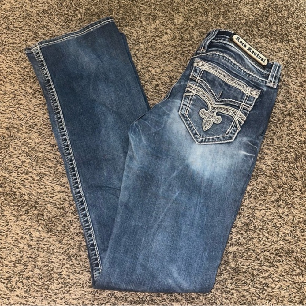 Rock Revival Blue Denim Jeans